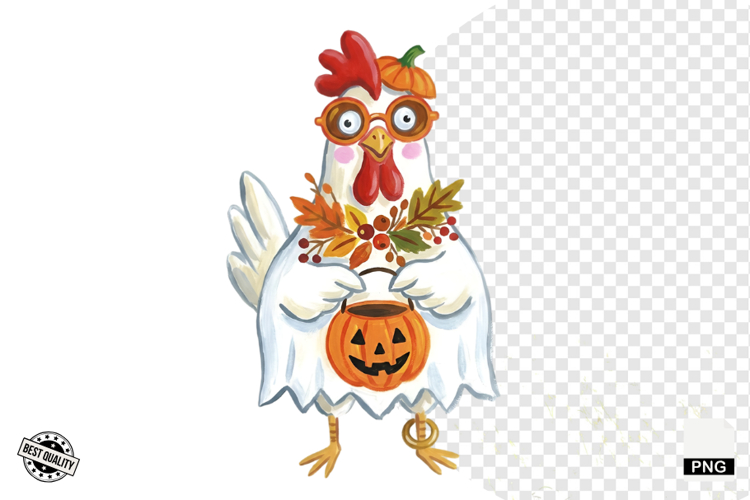 Halloween Chicken Clipart