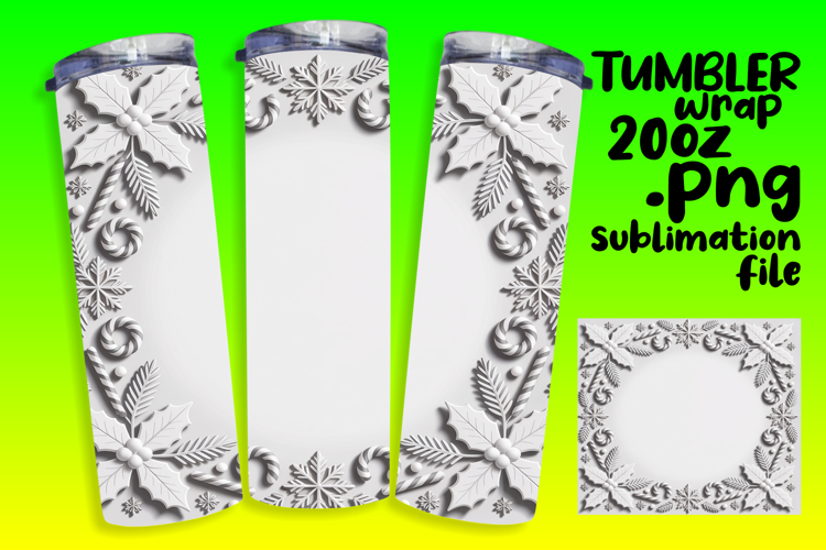 Christmas Tumbler Wrap Image 3