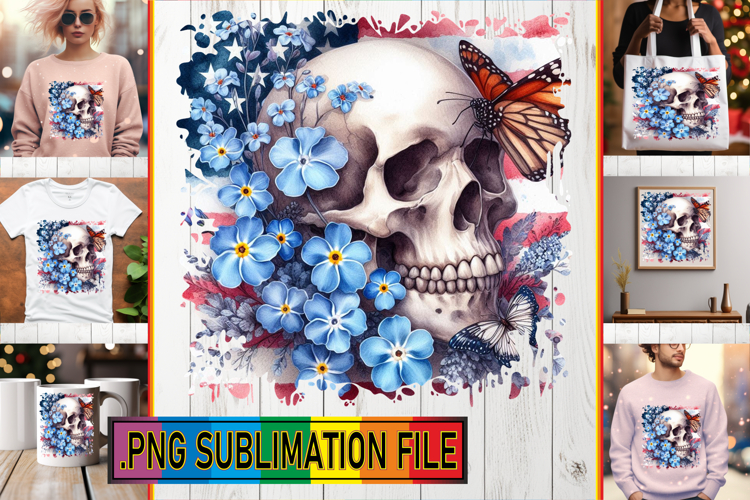Elegant Tote Bag Designs Ideas, Skull USA
