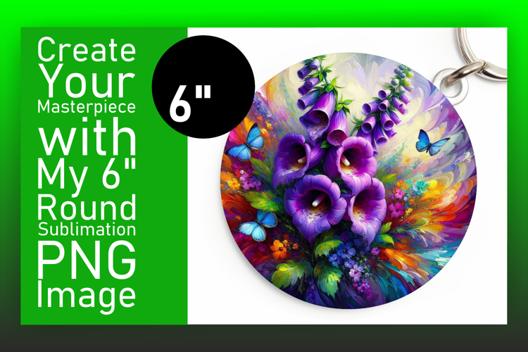 Creative Round Design for Coasters , Flowers