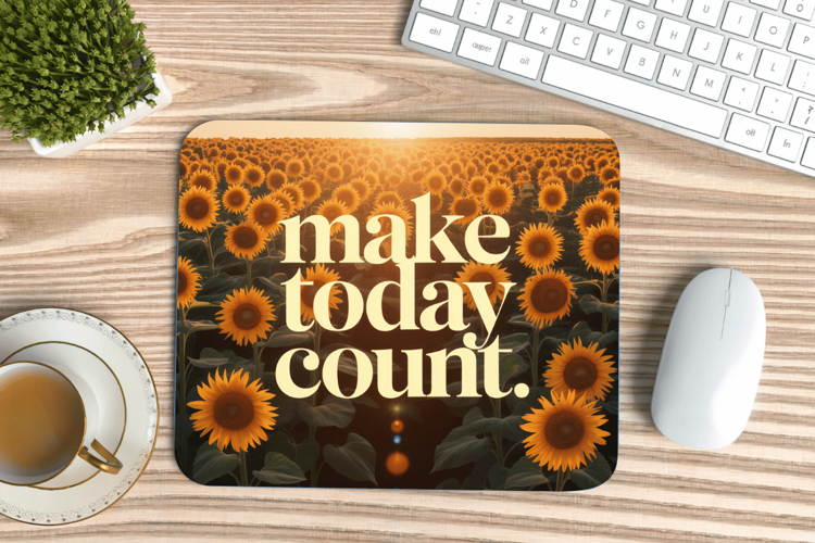 Inspirational Quotes Mouse Pad, Motivational PNG Sublimation
