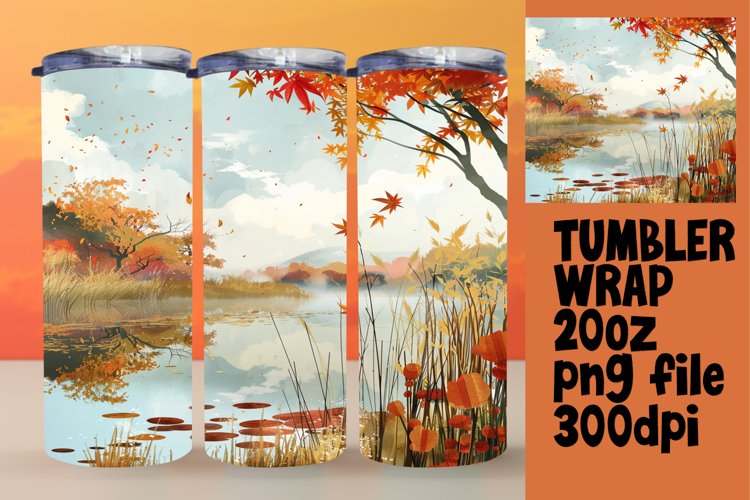 Fall Tumbler Wrap Image 13