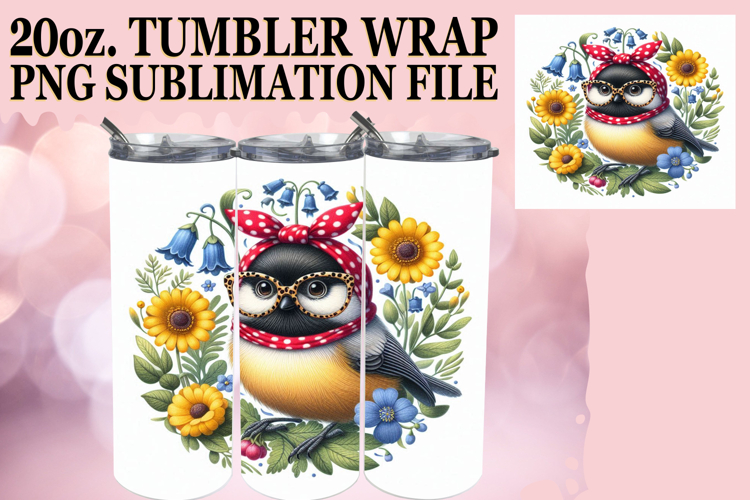 BLISSFUL DAYS 20oz TUMBLER WRAP, Cute Animals