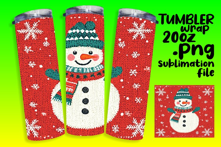 Christmas Tumbler Wrap
