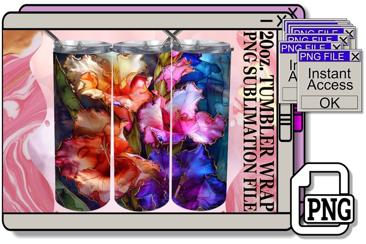 Blossom Brilliance Elegance 20oz Tumbler Collection