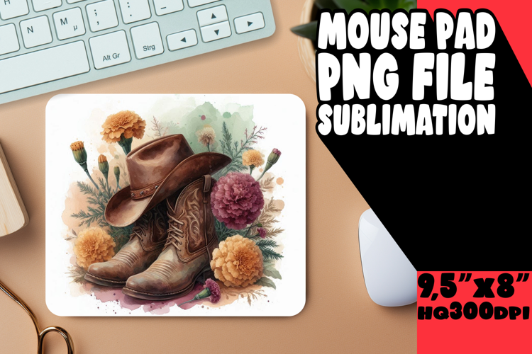 COZY MOUSE PAD FUN ART, Western