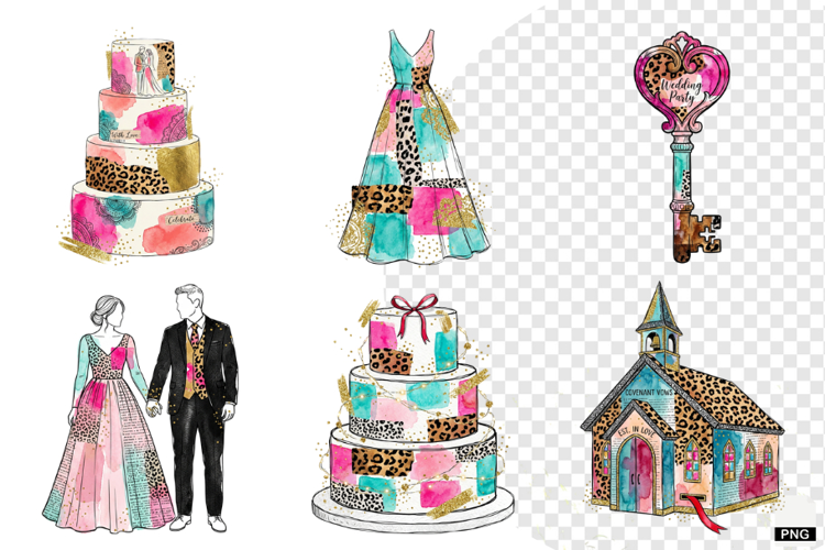 Wedding Party Clipart