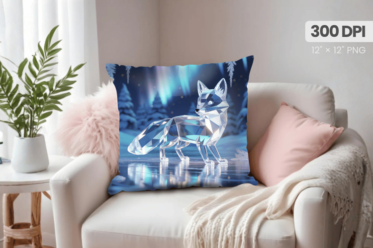 Winter Christmas Wonderland PNG Pillow, Winter Pillow Design