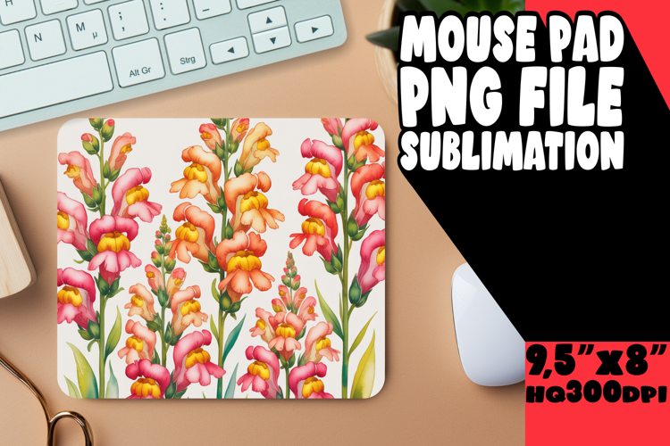 RADIANT MOUSE MAT SUBLIMATION IDEAS, Flowers