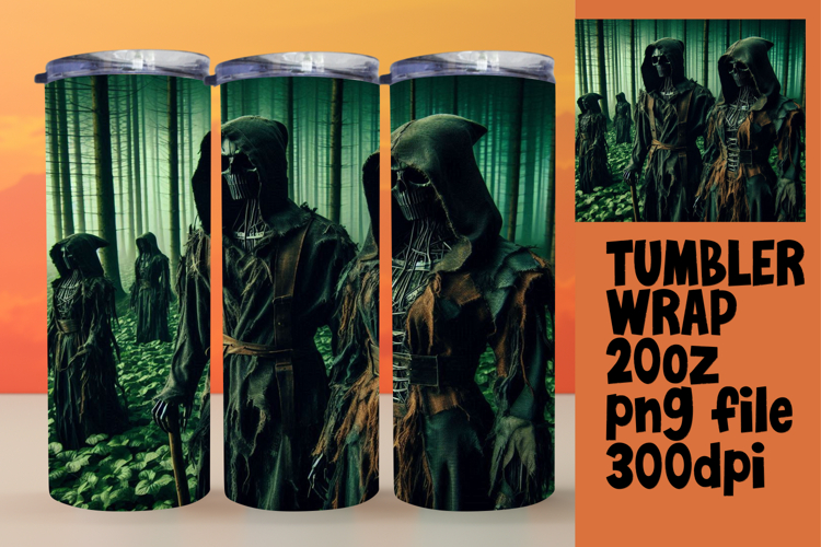 EYE-CATCHING 20oz Sublimation Tumbler , Horror Halloween