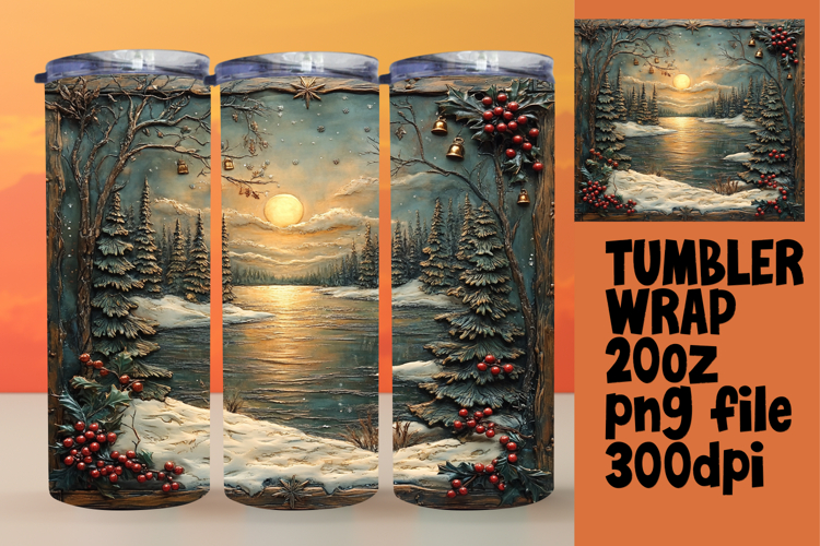 Christmas Tumbler Wrap Image 24