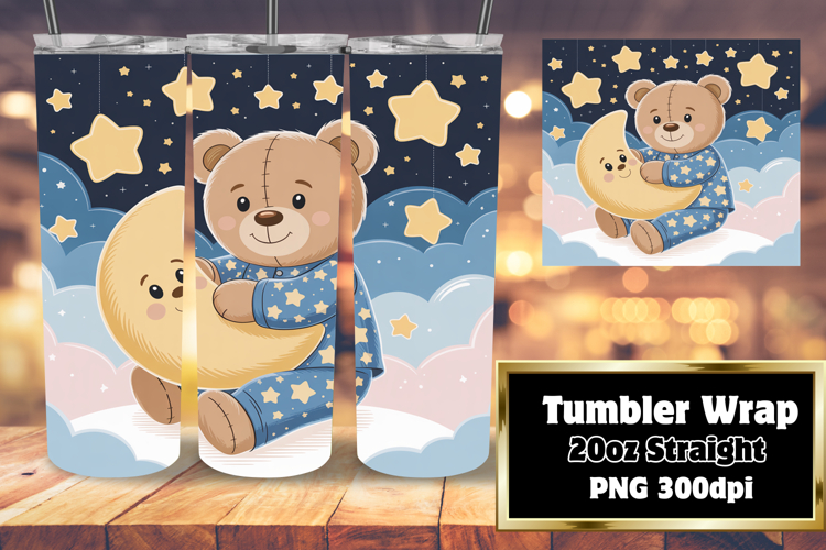 GLAMOROUS 20oz Tumbler Design for Personal Use , Cute Bear