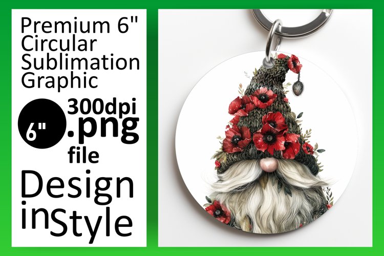 Cute Gnome Clipart Image 3