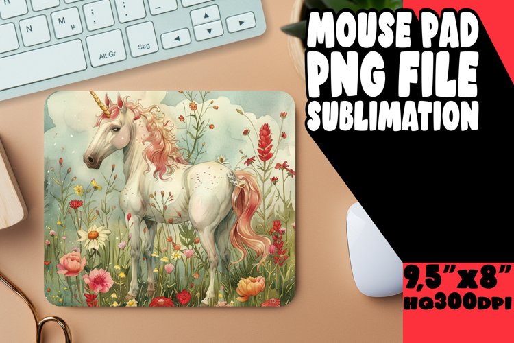 Mystic Unicorn Magic Mouse Pad