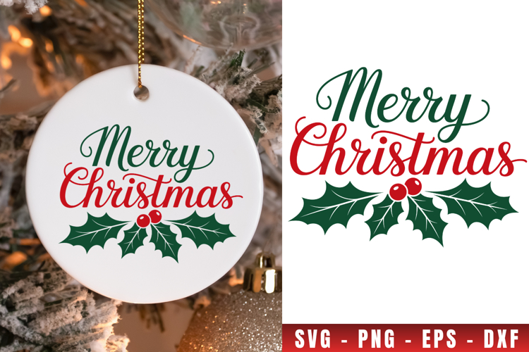 Merry Christmas Tree Svg Image 24