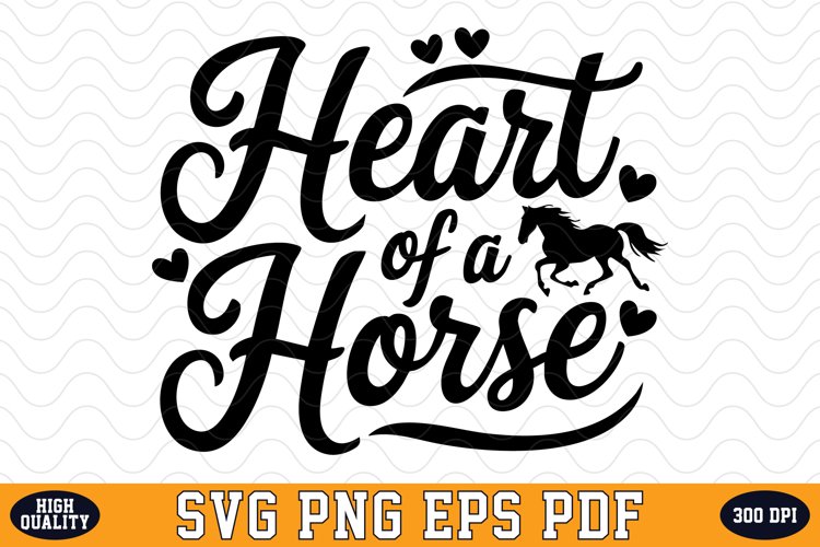 Horse Heart Svg Image 12