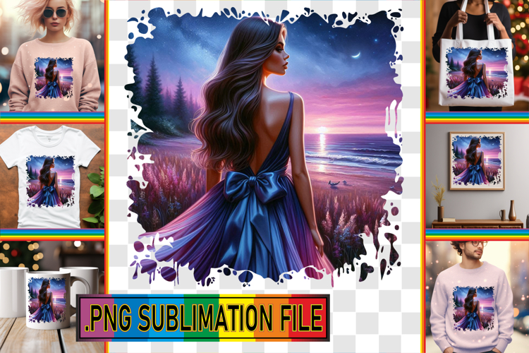 Dazzling TSHIRT Magic PNG, Women