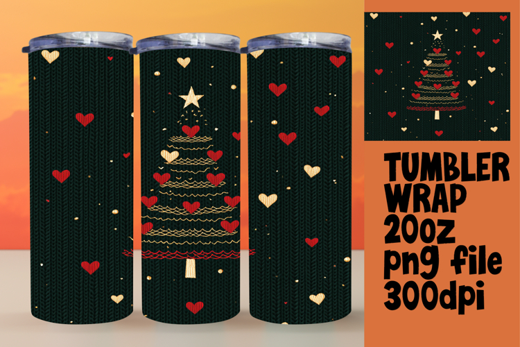Beautiful 20oz Tumbler Artwork , Holiday