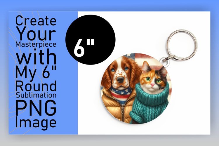 Gorgeous Circle Design for Sublimation , Dog and cat
