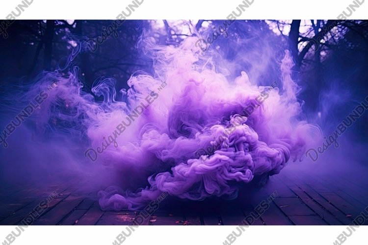 swirling purple smoke transparent example image 1