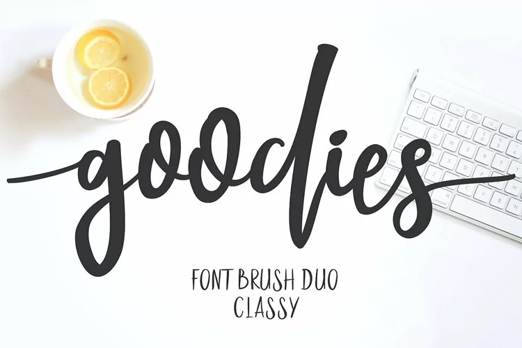 Goodies - A Classy Brush Font Duo