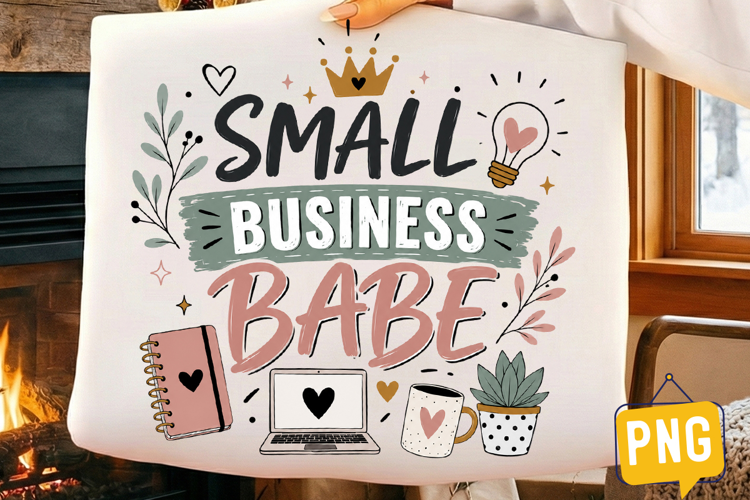 Small Business Babe Sublimation | Small Business png