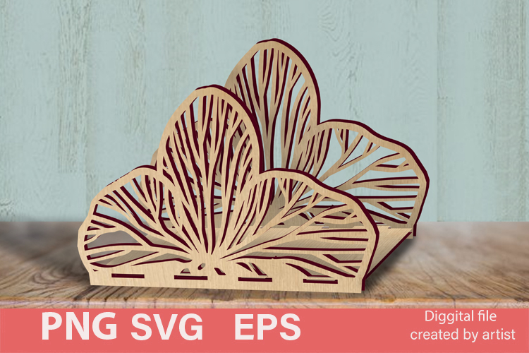 Carved napkin holder SVG, napkin organizer SVG, home decor,