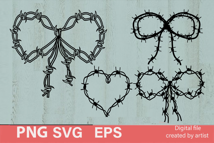 Barbed Wire Silhouette Image 19