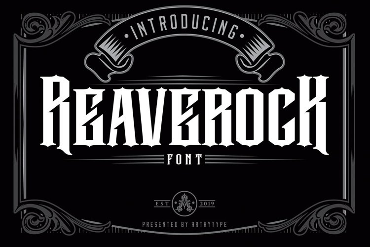 Reaverock Display Font example image 1
