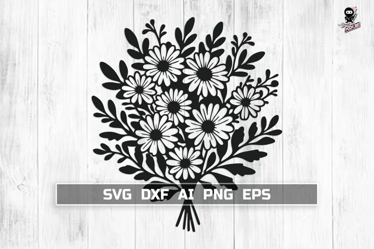 Dandelions SVG, Flowers Bouquet Cut File