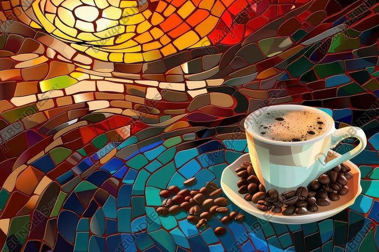 Stained Glass Texture Image 22