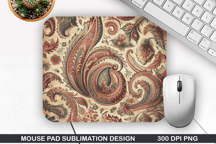 Vintage Mouse Pad Sublimation PNG Design - Mouse Pad PNG