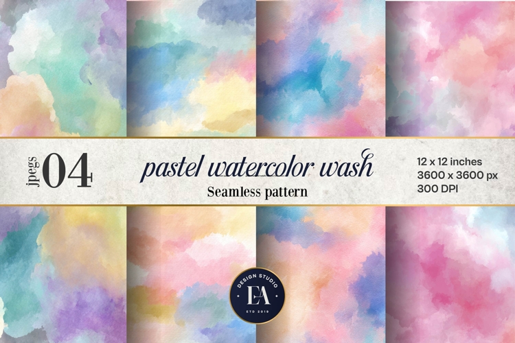 Pastel Watercolor Wash | Soft Abstract Texture