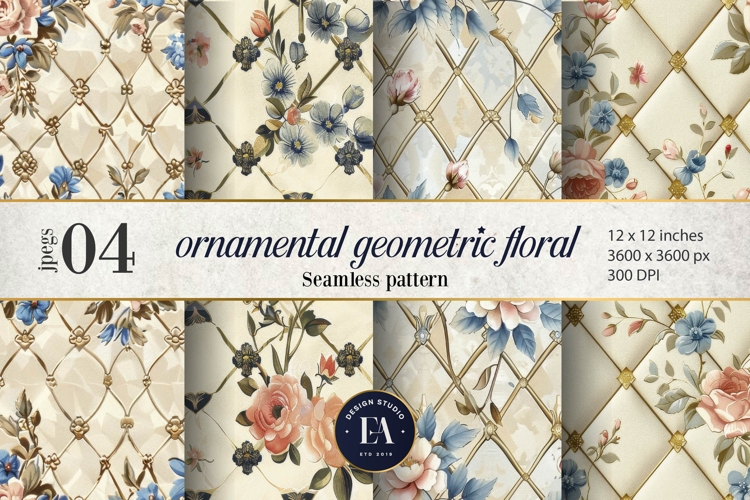 Romantic Vintage Roses | Decorative Floral Print