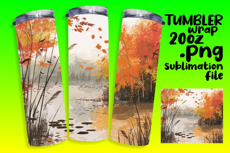 Fall Tumbler Wrap Image 13