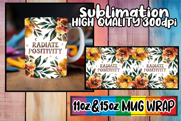 Whimsical nights sublimation print wrap, Flower Quote