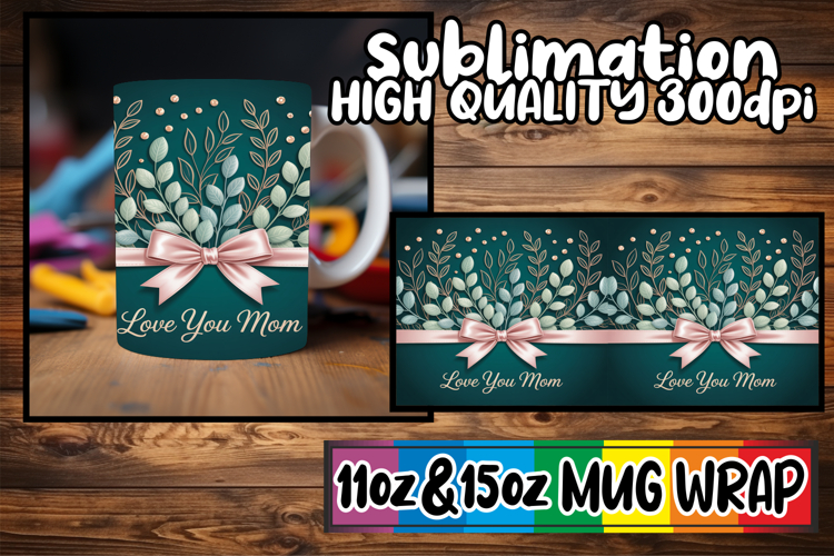 Bright horizons 11oz 15oz sublimation wrap, Mothers Day