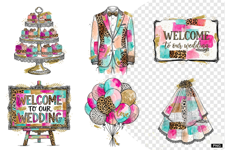 Wedding Party Clipart
