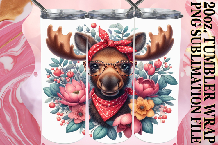 Cheerful Mornings 20oz tumbler wrap, Cute Animals