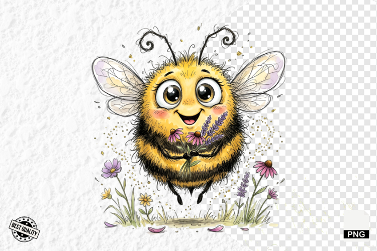Honey Bee Clipart Image 15