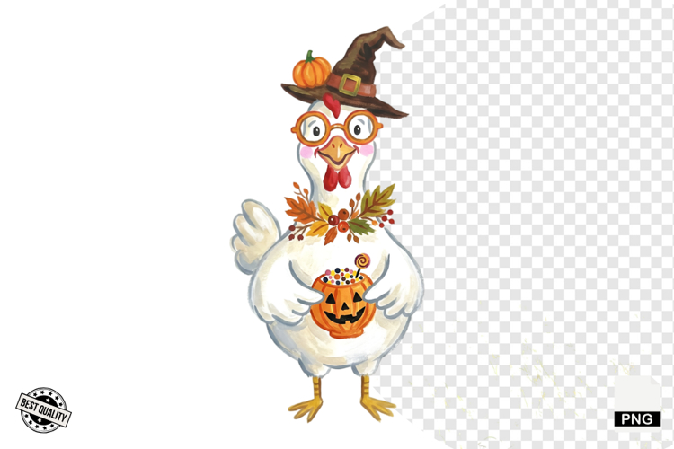 Halloween Chicken Clipart