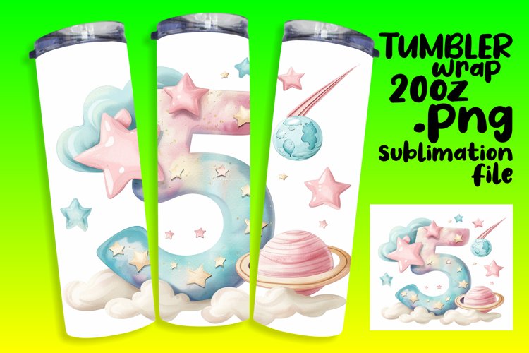 Cosmic Splendor: Sublimation Tumbler 20oz Art