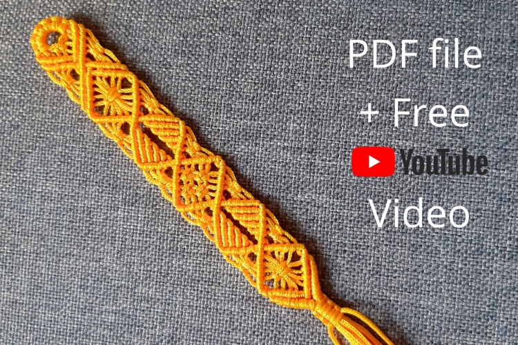 Macrame Bracelet or Bookmark YouTube Transcript
