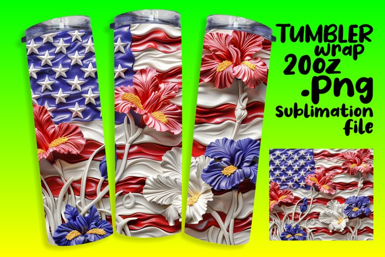 American Flag Sublimation Image 5