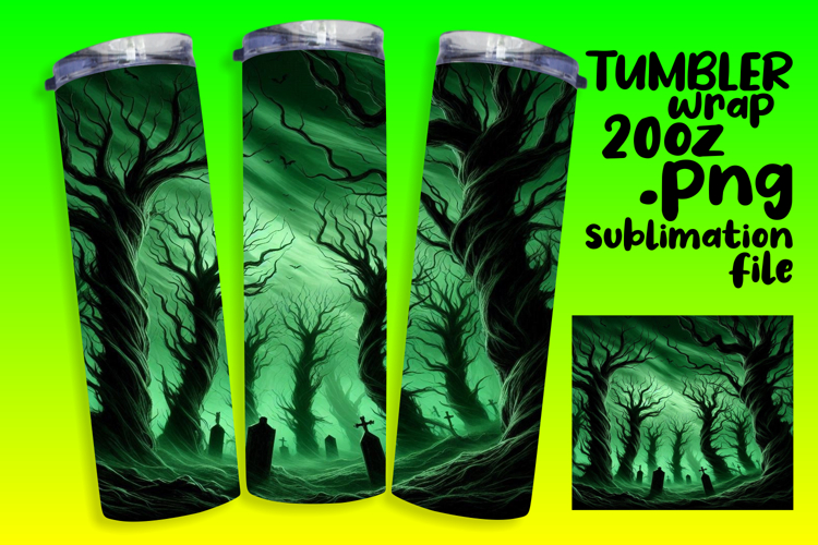 LUXE 20oz Tumbler Wrap Design , Horror Halloween