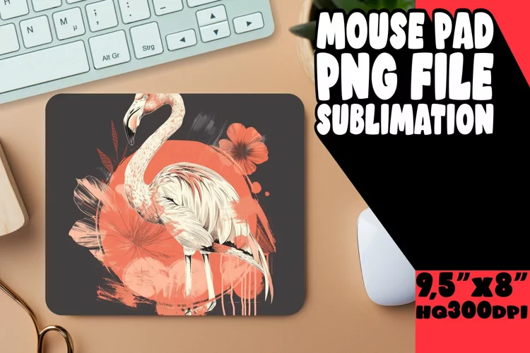 Flamingo Frenzy Mouse Pad Gallery