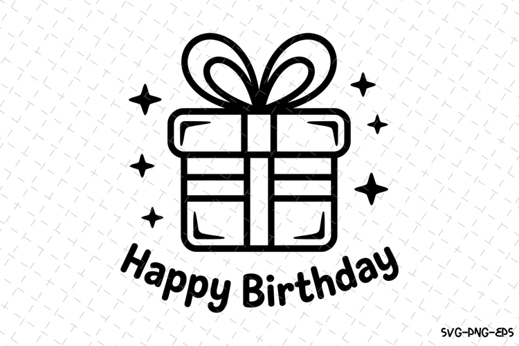 Christmas Happy Birthday Svg | Christmas Svg | Svg Cut Files