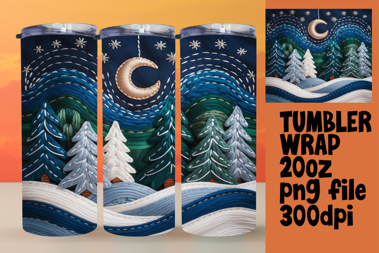 Christmas Tumbler Wrap Image 14