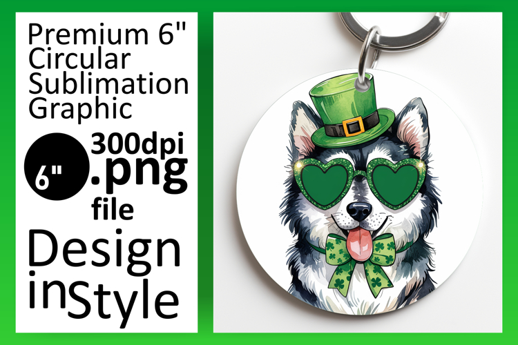 Sophisticated Circle PNG Car Coaster , St Patrick