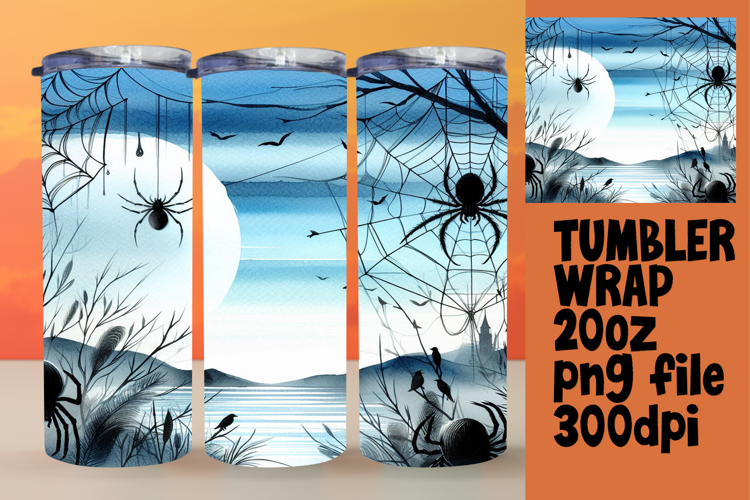 20oz Tumbler Template for Any Occasion , Halloween
